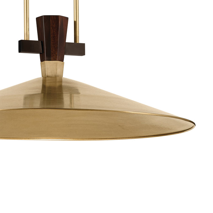 Myhouse Lighting Kichler - 52833LBRLED - LED Pendant - Tenon - Lacquered Brass