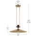 Myhouse Lighting Kichler - 52833CPZLED - LED Pendant - Tenon - Champagne Bronze