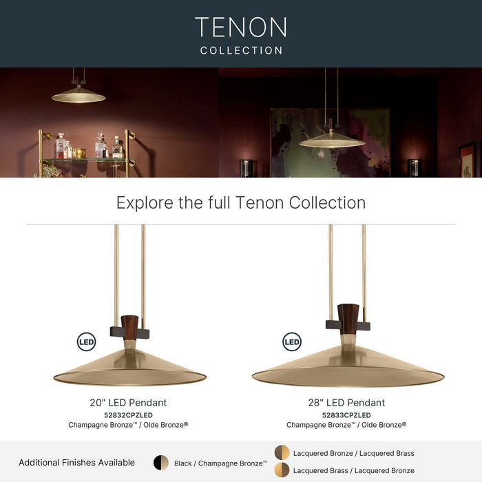 Myhouse Lighting Kichler - 52833CPZLED - LED Pendant - Tenon - Champagne Bronze
