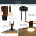 Myhouse Lighting Kichler - 52832BKLED - LED Pendant - Tenon - Black