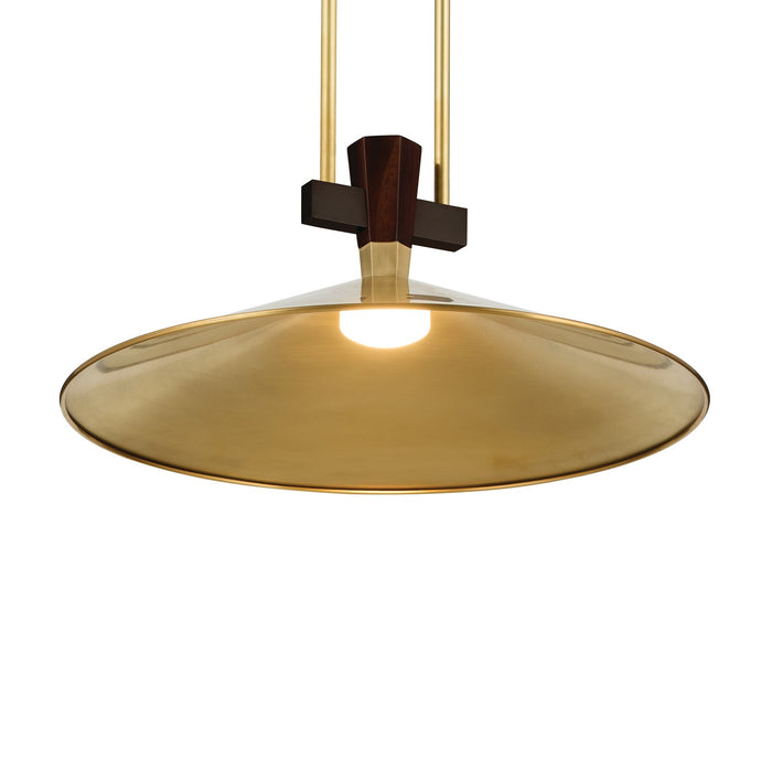 Myhouse Lighting Kichler - 52832LBRLED - LED Pendant - Tenon - Lacquered Brass