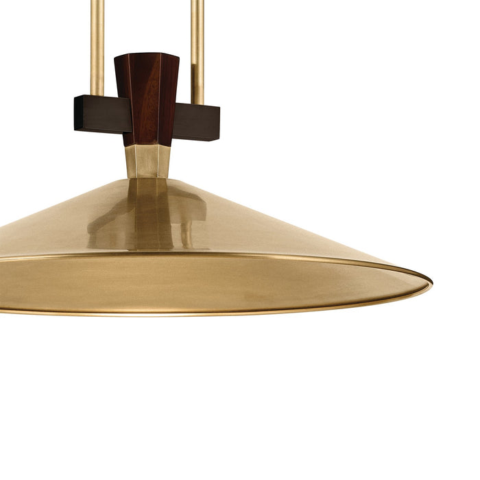 Myhouse Lighting Kichler - 52832LBRLED - LED Pendant - Tenon - Lacquered Brass