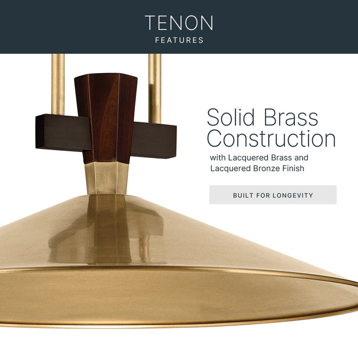 Myhouse Lighting Kichler - 52832LBRLED - LED Pendant - Tenon - Lacquered Brass
