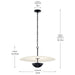 Myhouse Lighting Kichler - 52829BKLED - LED Pendant - Mikale - Black