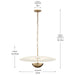 Myhouse Lighting Kichler - 52829CPZLED - LED Pendant - Mikale - Champagne Bronze