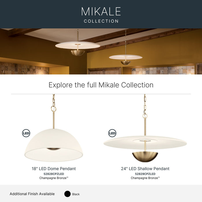 Myhouse Lighting Kichler - 52828CPZLED - LED Pendant - Mikale - Champagne Bronze
