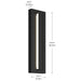 Myhouse Lighting Kichler - 59169BKLED - LED Outdoor Wall Mount - Arik - Black