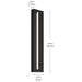 Myhouse Lighting Kichler - 59170BKLED - LED Outdoor Wall Mount - Arik - Black
