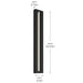 Myhouse Lighting Kichler - 59171BKLED - LED Outdoor Wall Mount - Arik - Black