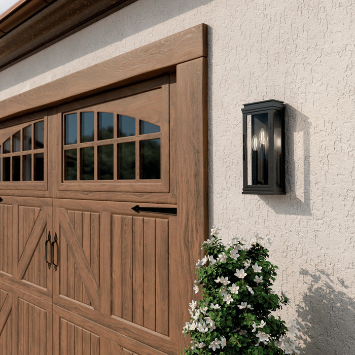 Myhouse Lighting Kichler - 59163BK - Three Light Outdoor Wall Mount - Lundon - Black