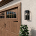 Myhouse Lighting Kichler - 59163BK - Three Light Outdoor Wall Mount - Lundon - Black