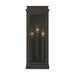 Myhouse Lighting Kichler - 59163OZ - Three Light Outdoor Wall Mount - Lundon - Olde Bronze