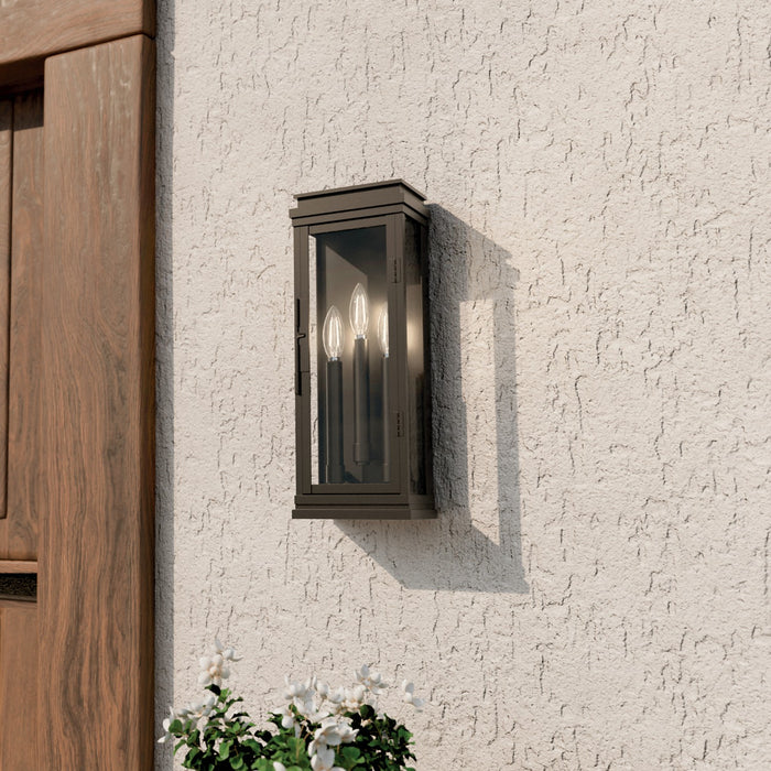 Myhouse Lighting Kichler - 59163OZ - Three Light Outdoor Wall Mount - Lundon - Olde Bronze