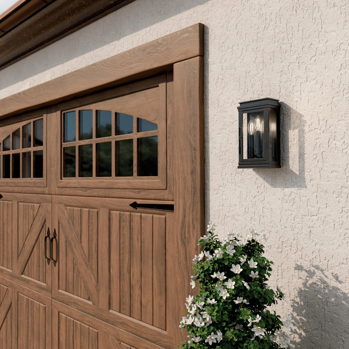 Myhouse Lighting Kichler - 59162BK - Three Light Outdoor Wall Mount - Lundon - Black