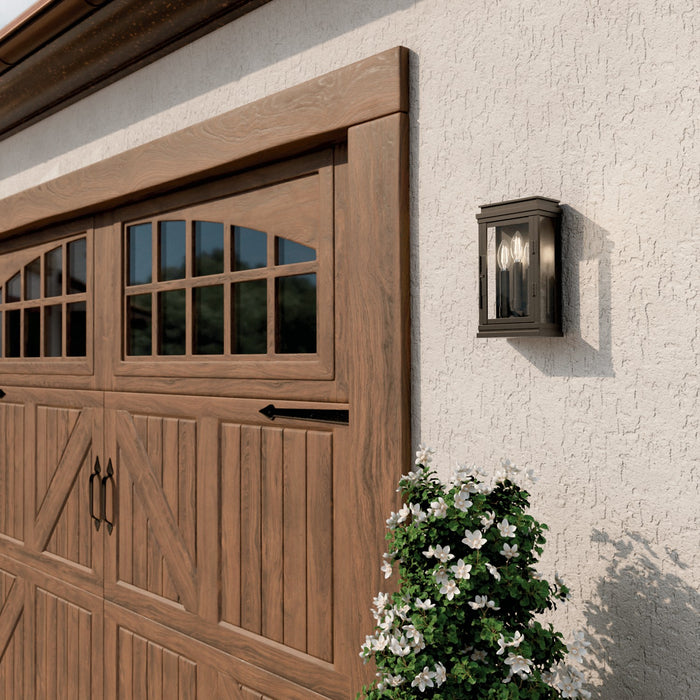 Myhouse Lighting Kichler - 59162OZ - Three Light Outdoor Wall Mount - Lundon - Olde Bronze