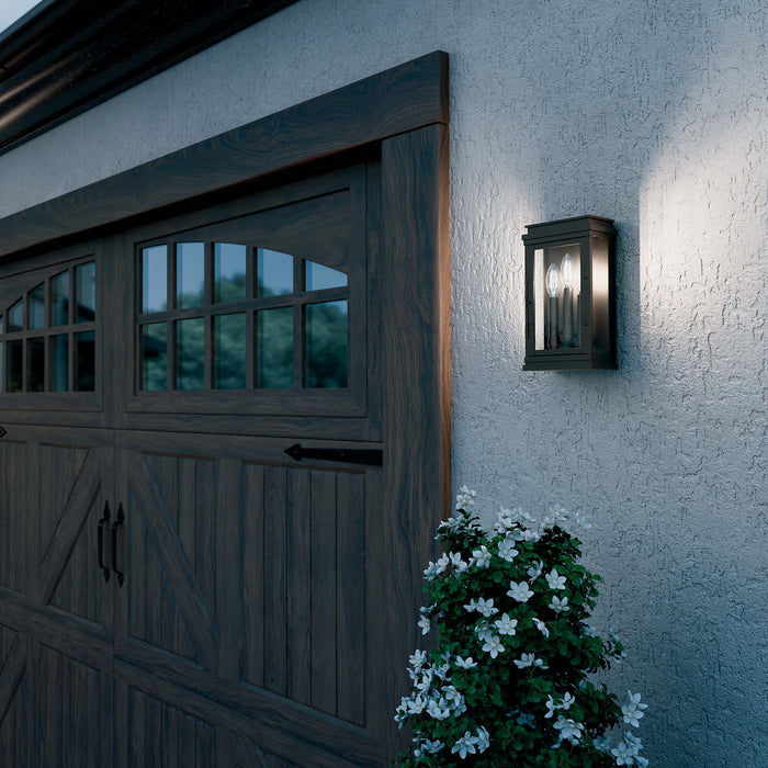 Myhouse Lighting Kichler - 59162OZ - Three Light Outdoor Wall Mount - Lundon - Olde Bronze