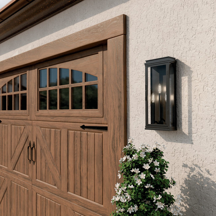 Myhouse Lighting Kichler - 59164BK - Three Light Outdoor Wall Mount - Lundon - Black