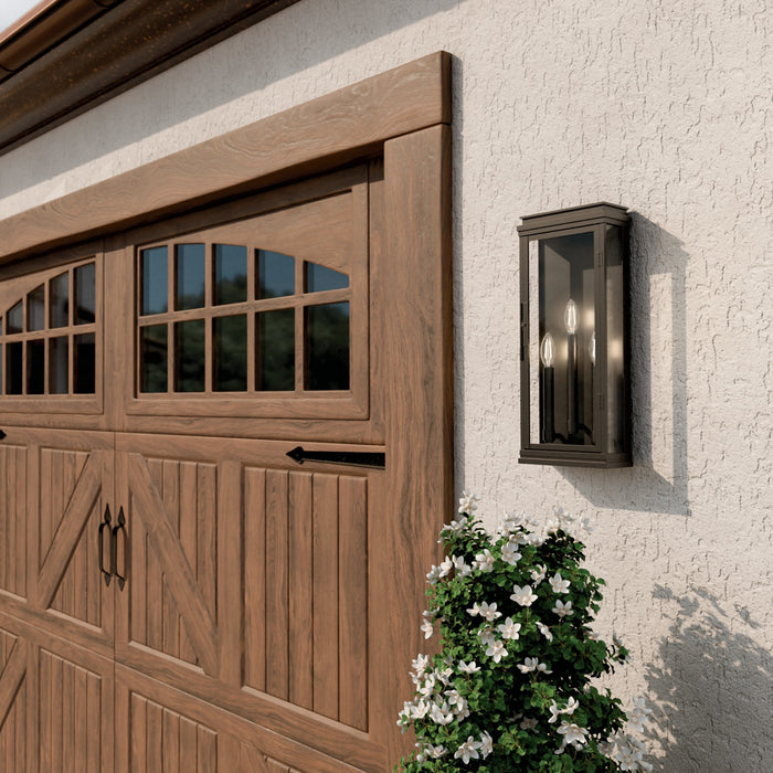 Myhouse Lighting Kichler - 59164OZ - Three Light Outdoor Wall Mount - Lundon - Olde Bronze