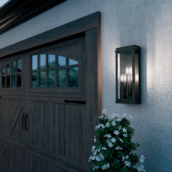 Myhouse Lighting Kichler - 59164OZ - Three Light Outdoor Wall Mount - Lundon - Olde Bronze
