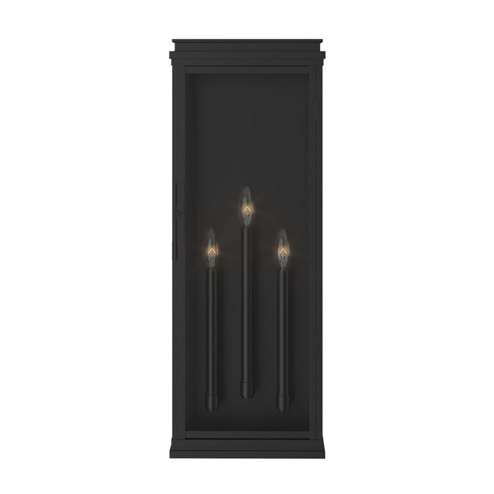 Myhouse Lighting Kichler - 59165BK - Three Light Outdoor Wall Mount - Lundon - Black