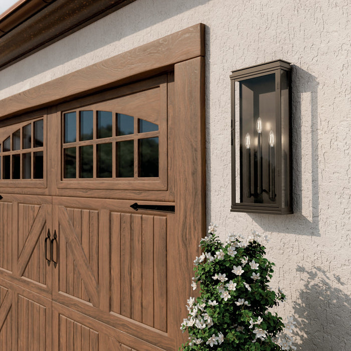 Myhouse Lighting Kichler - 59165OZ - Three Light Outdoor Wall Mount - Lundon - Olde Bronze