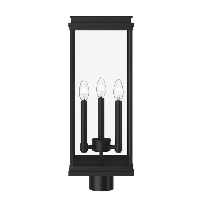 Myhouse Lighting Kichler - 59166BK - Three Light Outdoor Post Lantern - Lundon - Black