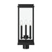 Myhouse Lighting Kichler - 59166BK - Three Light Outdoor Post Lantern - Lundon - Black