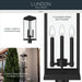 Myhouse Lighting Kichler - 59166BK - Three Light Outdoor Post Lantern - Lundon - Black
