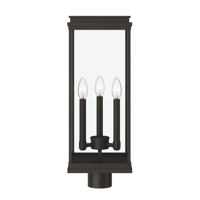 Myhouse Lighting Kichler - 59166OZ - Three Light Outdoor Post Lantern - Lundon - Olde Bronze