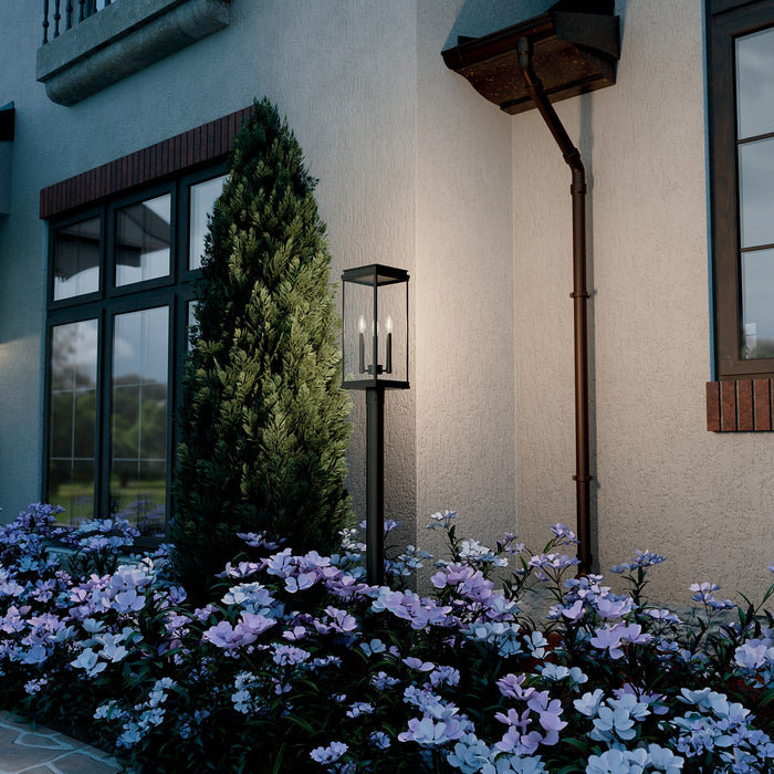 Myhouse Lighting Kichler - 59166OZ - Three Light Outdoor Post Lantern - Lundon - Olde Bronze