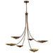 Myhouse Lighting Kichler - 52857LBRLBZ - Six Light Chandelier - Palmela - Lacquered Brass