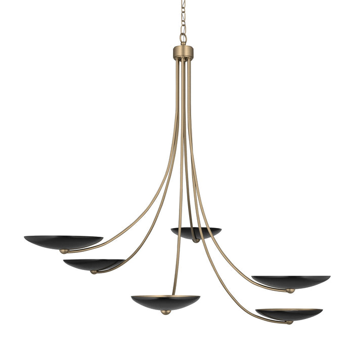 Myhouse Lighting Kichler - 52857CPZBK - Six Light Chandelier - Palmela - Champagne Bronze