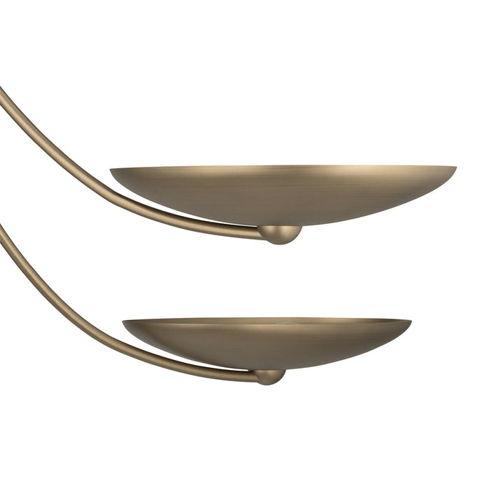 Myhouse Lighting Kichler - 52857CPZ - Six Light Chandelier - Palmela - Champagne Bronze