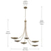 Myhouse Lighting Kichler - 52857CPZ - Six Light Chandelier - Palmela - Champagne Bronze