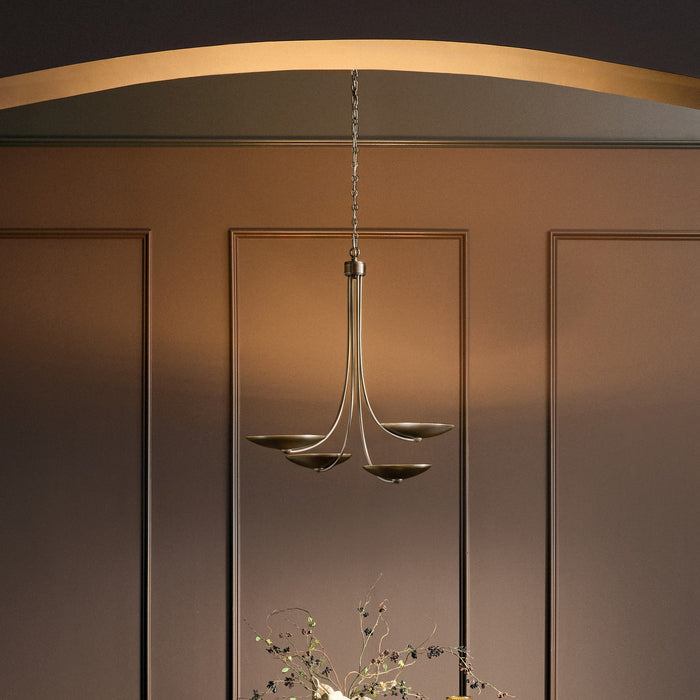 Myhouse Lighting Kichler - 52855LBRLBZ - Four Light Chandelier - Palmela - Lacquered Brass