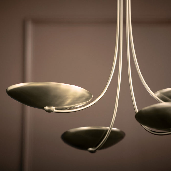 Myhouse Lighting Kichler - 52855CPZ - Four Light Chandelier - Palmela - Champagne Bronze