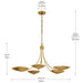 Myhouse Lighting Kichler - 52856LBR - Five Light Chandelier - Palmela - Lacquered Brass