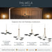 Myhouse Lighting Kichler - 52856CPZBK - Five Light Chandelier - Palmela - Champagne Bronze