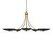 Myhouse Lighting Kichler - 52856CPZBK - Five Light Chandelier - Palmela - Champagne Bronze