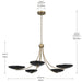 Myhouse Lighting Kichler - 52856CPZBK - Five Light Chandelier - Palmela - Champagne Bronze