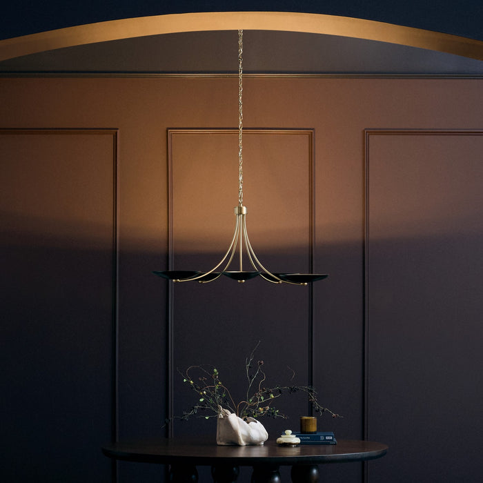 Myhouse Lighting Kichler - 52856CPZBK - Five Light Chandelier - Palmela - Champagne Bronze