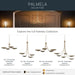 Myhouse Lighting Kichler - 52856CPZ - Five Light Chandelier - Palmela - Champagne Bronze