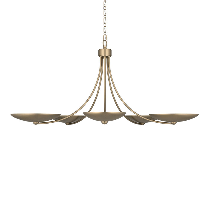 Myhouse Lighting Kichler - 52856CPZ - Five Light Chandelier - Palmela - Champagne Bronze