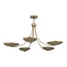 Myhouse Lighting Kichler - 52856CPZ - Five Light Chandelier - Palmela - Champagne Bronze