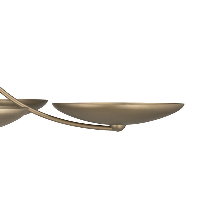 Myhouse Lighting Kichler - 52856CPZ - Five Light Chandelier - Palmela - Champagne Bronze