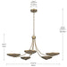 Myhouse Lighting Kichler - 52856CPZ - Five Light Chandelier - Palmela - Champagne Bronze