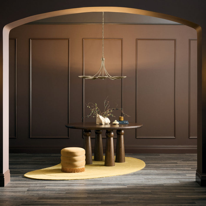 Myhouse Lighting Kichler - 52856CPZ - Five Light Chandelier - Palmela - Champagne Bronze