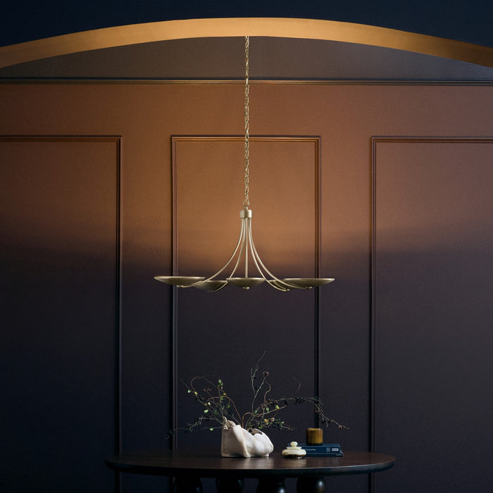 Myhouse Lighting Kichler - 52856CPZ - Five Light Chandelier - Palmela - Champagne Bronze