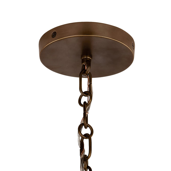 Myhouse Lighting Kichler - 52854LBRLBZ - Four Light Chandelier/Semi Flush - Palmela - Lacquered Brass