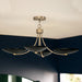 Myhouse Lighting Kichler - 52854CPZBK - Four Light Chandelier/Semi Flush - Palmela - Champagne Bronze